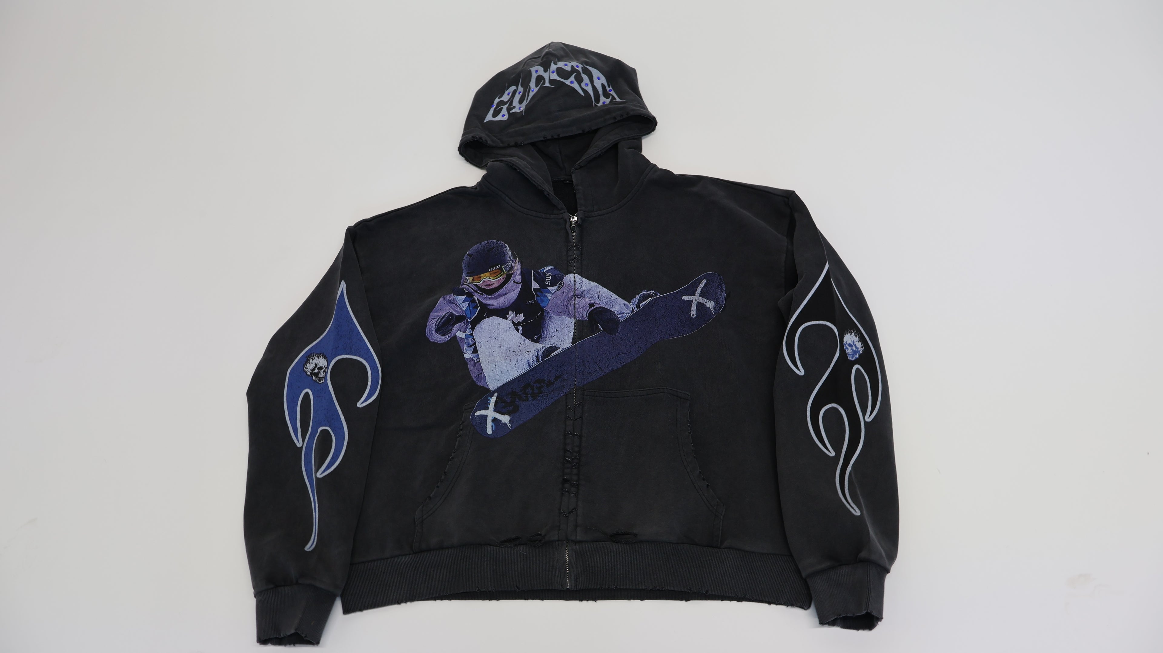 BLACK BLUE SKI GIRL SWEATER