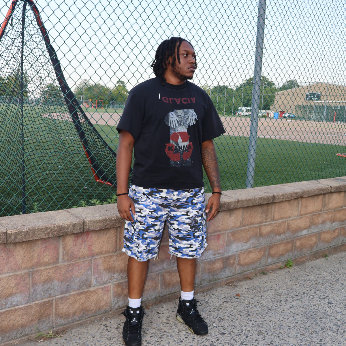 . Blue Camo shorts